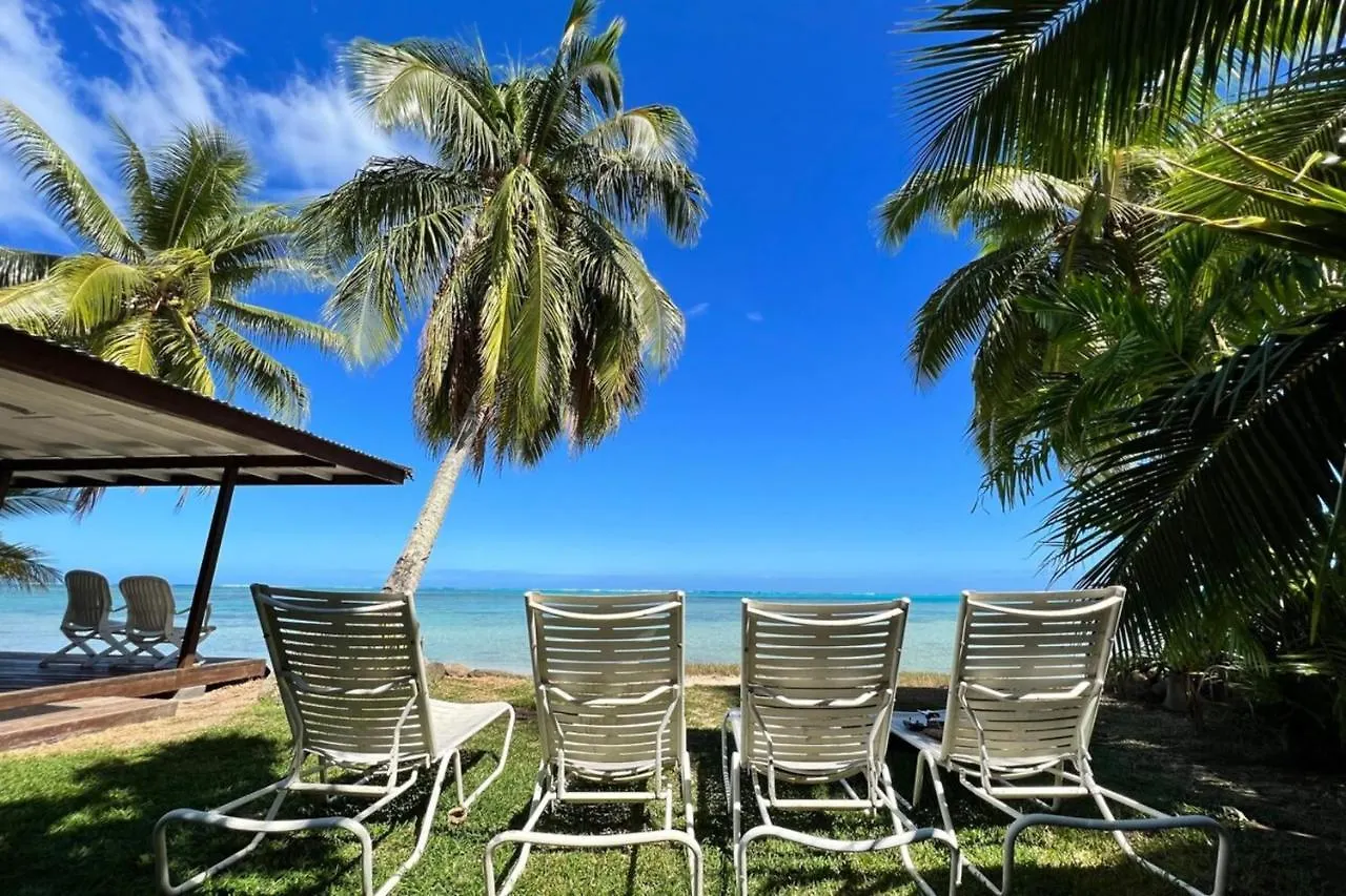 Fare Matairoa - Cozy Cottage W Pretty Beachfront Iumaru